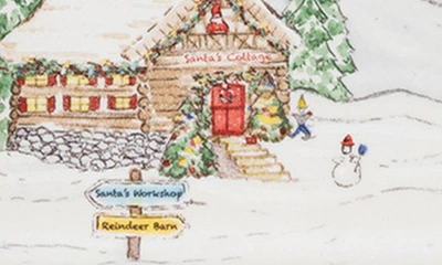 Juliska North Pole Hostess Tray In Whitewash/multi