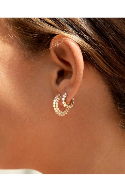 Baublebar Nina Micro Faux Pearl Earrings In Pearl