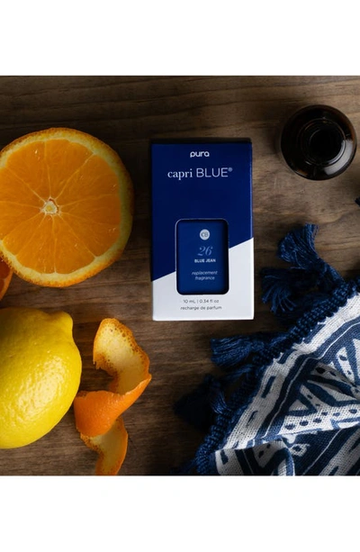 Pura X Capri Blue 2-pack Diffuser Fragrance Refills In Blue Jean
