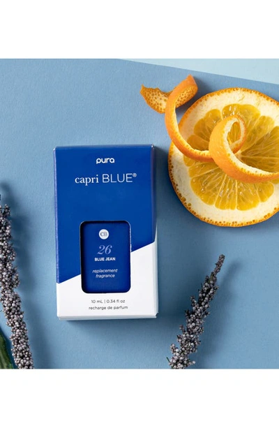Pura X Capri Blue 2-pack Diffuser Fragrance Refills In Blue Jean