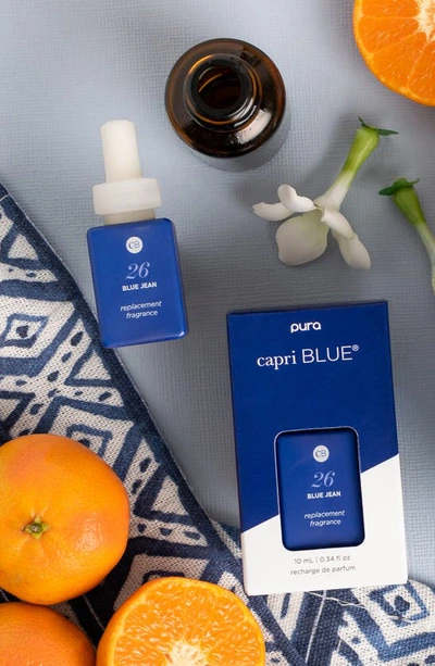 Pura X Capri Blue 2-pack Diffuser Fragrance Refills In Blue Jean