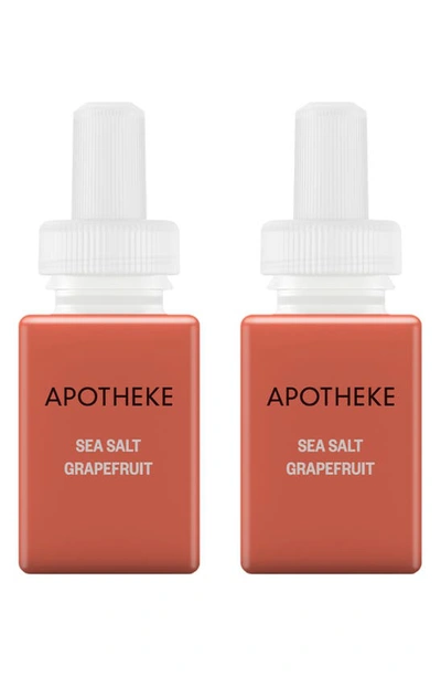 Shop Pura X Apotheke 2-pack Diffuser Fragrance Refills In Sea Salt Grapefruit