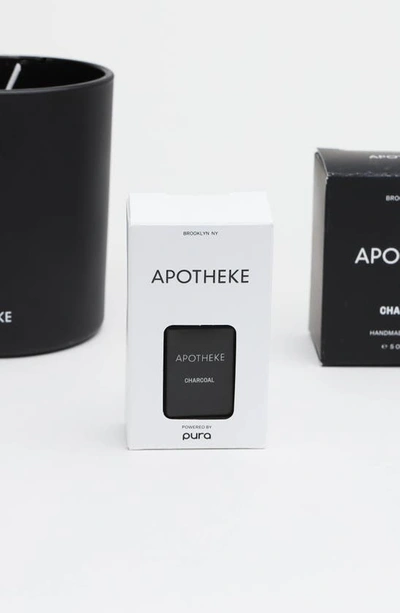 Shop Pura X Apotheke 2-pack Diffuser Fragrance Refills In Charcoal