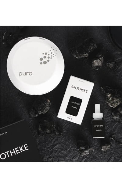 Shop Pura X Apotheke 2-pack Diffuser Fragrance Refills In Charcoal