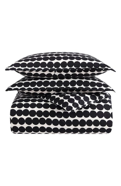 Shop Marimekko Rasymatto Comforter & Sham Set In Black