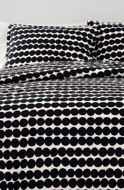 Shop Marimekko Rasymatto Comforter & Sham Set In Black