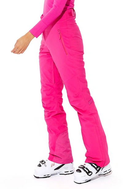 Halfdays Alessandra Insulated Water Resistant Ski Pants In Alpenglow