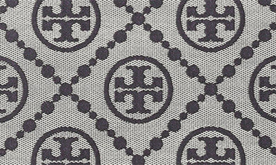 Tory Burch T Monogram Small Jacquard Tote In Tory Navy