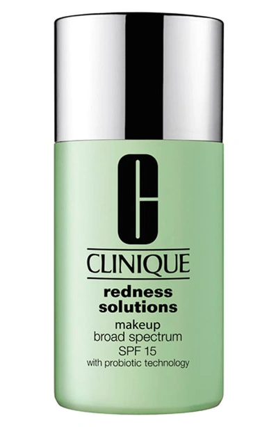 Shop Clinique Redness Solutions Makeup Foundation Broad Spectrum Spf 15 With Probiotic Technology, 1 oz In Calming Honey