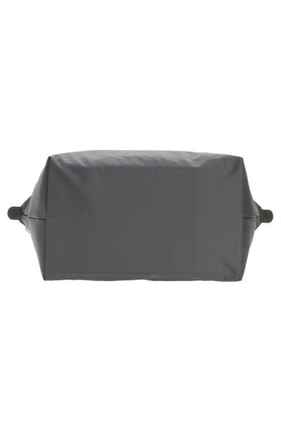 Longchamp Le Pliage Green Recycled Canvas Large Shoulder Tote In Graphite