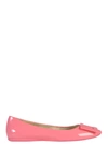 Roger Vivier Gommette Ballerinas In Patent Leather In Fuchsia
