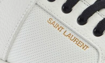Shop Saint Laurent Court Classic Sl/61 Sneaker In Blanc Opt