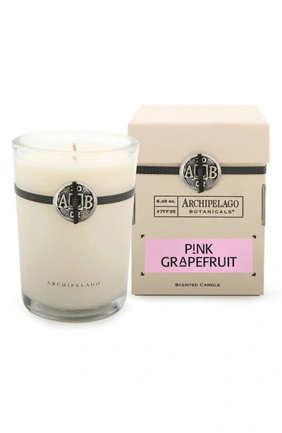 Shop Archipelago Botanicals Signature Soy Wax Candle In Pink Grapefruit