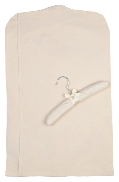 Shop Little Things Mean A Lot Heirloom Preservation Garment Bag In Ivory