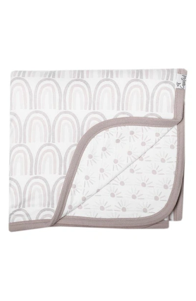 Shop Copper Pearl Reversible Print Swaddle Blanket In Bliss