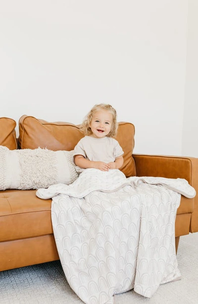 Copper Pearl Reversible Print Swaddle Blanket In Bliss