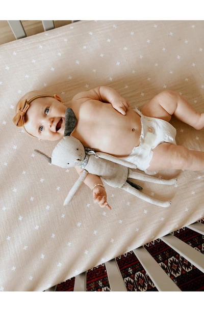 Little Unicorn Cotton Muslin Crib Sheet In Taupe Cross