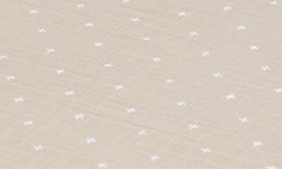 Shop Little Unicorn Cotton Muslin Crib Sheet In Taupe Cross