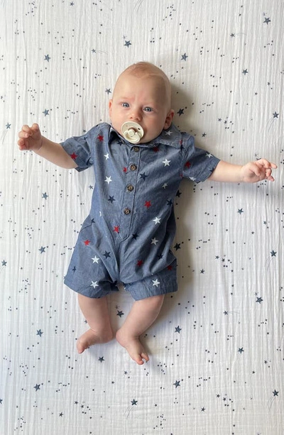 Little Unicorn Cotton Muslin Crib Sheet In Shooting Stars