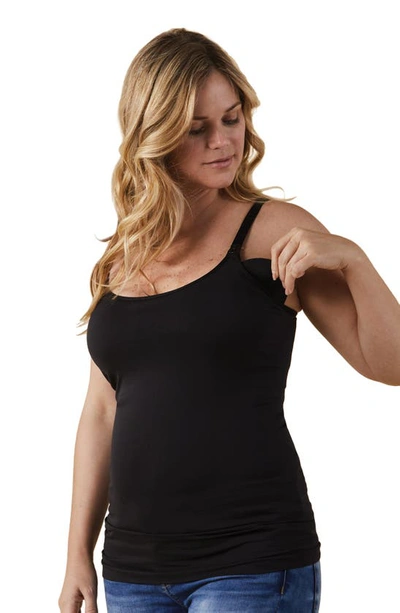 Shop Bravado Designs Maternity/nursing Camisole In Black