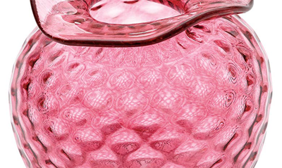Shop Mariposa Pineapple Texture Bud Vase In Pink