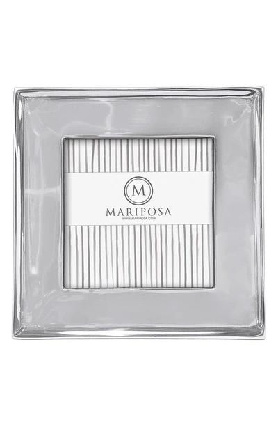 Shop Mariposa Signature Recycled Aluminum Picture Frame In Silver