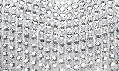 Shop Nina Crystal Embellished Minaudière In Silver