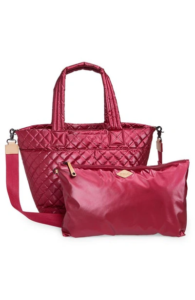 Shop Mz Wallace Medium Metro Deluxe Tote In Peony Pearl