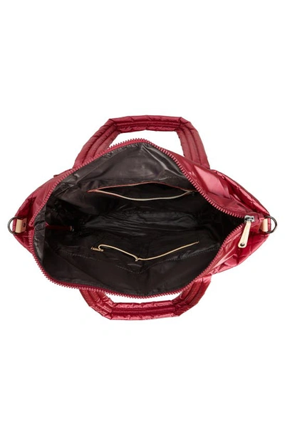 Mz Wallace Medium Metro Tote Deluxe In Peony Pearl