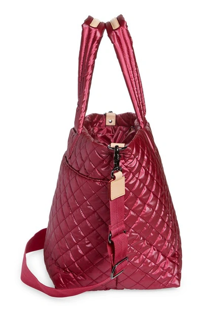 Shop Mz Wallace Medium Metro Deluxe Tote In Peony Pearl