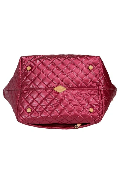 Mz Wallace Medium Metro Tote Deluxe In Peony Pearl