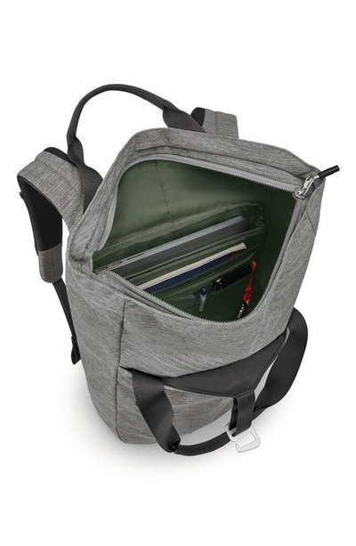 Shop Osprey Arcane™ Recycled Polyester Hybrid Tote Pack In Medium Grey Heather