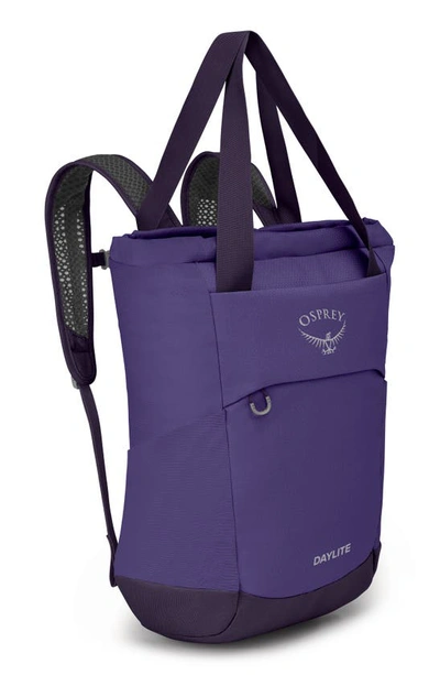 Shop Osprey Daylite Water Repellent Tote Pack In Dream Purple