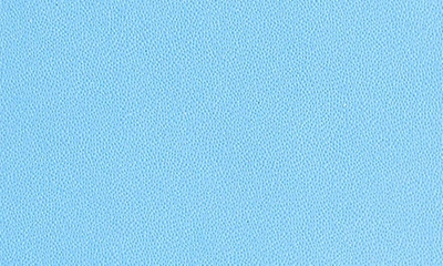 Royce New York Personalized Leather Luggage Tag In Light Blue - Gold Foil
