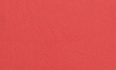 Royce New York Personalized Leather Luggage Tag In Red- Gold Foil
