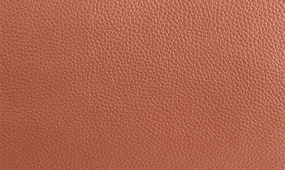 Royce New York Personalized Medium Executive Leather Duffel Bag In Tan - Silver Foil