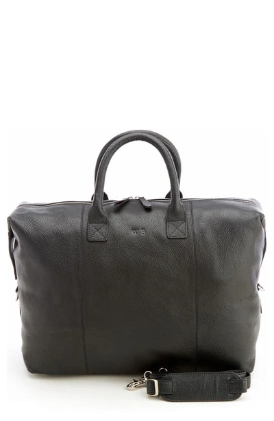 Shop Royce New York Personalized Medium Duffel Bag In Black- Deboss