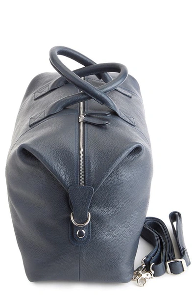 Shop Royce New York Personalized Medium Duffel Bag In Navy Blue - Deboss
