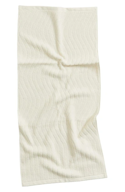 Shop Baina Virginia Organic Cotton Hand Towel In Ivory