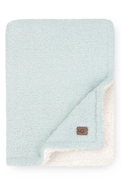 Shop Ugg Ana Faux Shearling Throw In Mist
