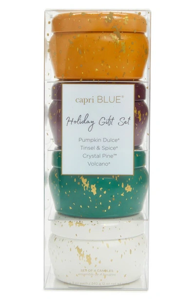 CAPRI BLUE CAPRI BLUE GLIMMER HOLIDAY CANDLES GIFT SET 