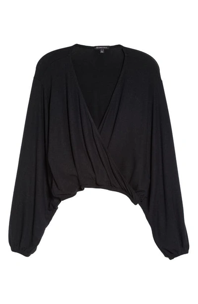 Shop Beyond Yoga Wrapped Up Pullover In Black