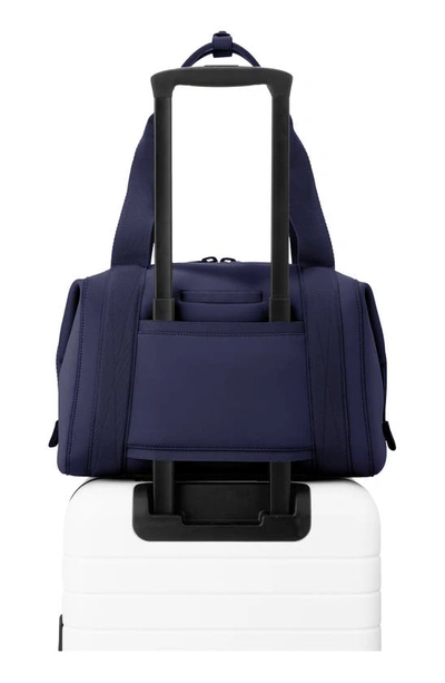 Dagne Dover Medium Landon Neoprene Carryall Duffle Bag In Storm