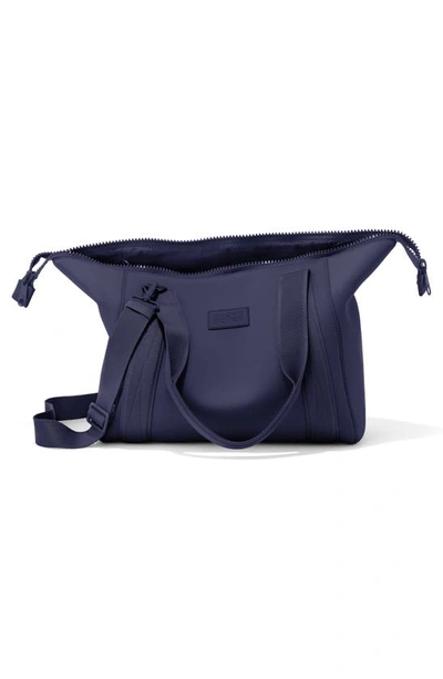 Shop Dagne Dover Landon Medium Neoprene Carryall In Storm