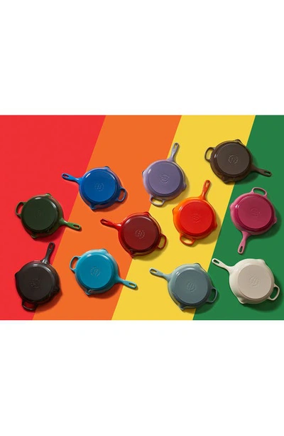 Le Creuset 10.25" Enameled Cast Iron Skillet With Helper Handle In Sea Salt