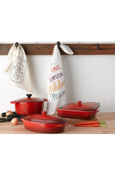 Le Creuset 5 Quart Enameled Cast Iron Oval Dutch Oven In White
