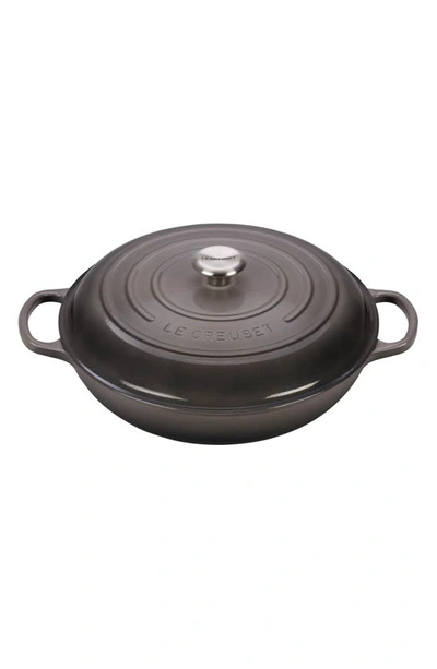 Le Creuset Signature 5-qt. Braiser In Oyster