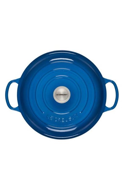 Shop Le Creuset Signature 3.5-quart Enameled Cast Iron Braiser In Marseille