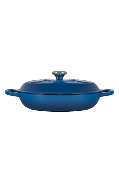 Shop Le Creuset Signature 3.5-quart Enameled Cast Iron Braiser In Marseille