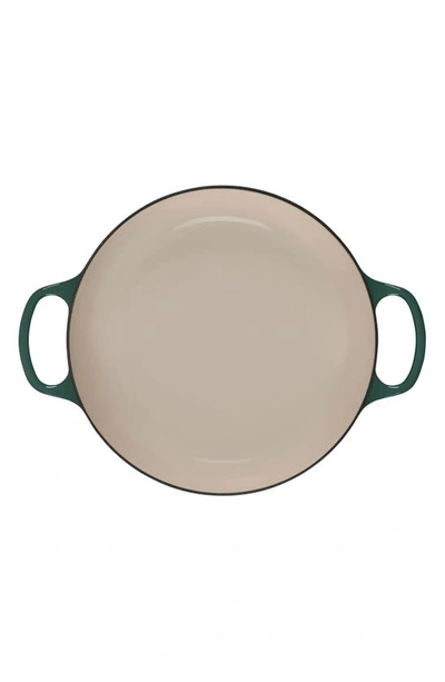 Shop Le Creuset Signature 3.5-quart Enameled Cast Iron Braiser In Artichaut